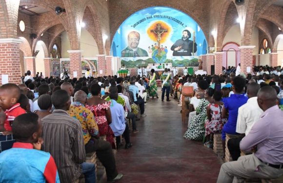 BURUNDI : Propagande coloniale – l’ Eglise Saint Guido Maria Confort de BUJUMBURA