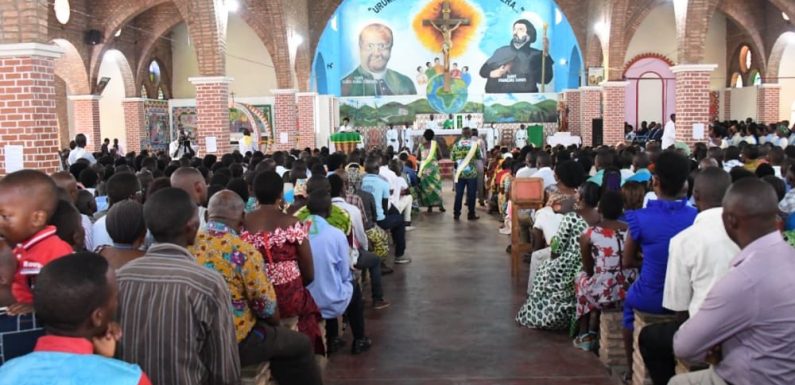 BURUNDI : Propagande coloniale – l’ Eglise Saint Guido Maria Confort de BUJUMBURA