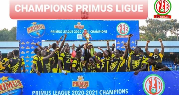 BURUNDI : MESSAGER NGOZI ,  Champion  PRIMUS LEAGUE 2020-2021