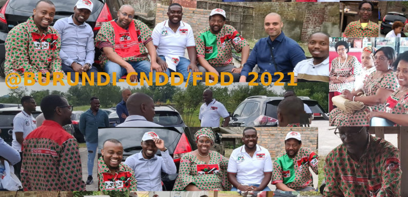 BURUNDI: Belles retrouvailles au CNDD-FDD BELGIQUE après 1 an de confinement