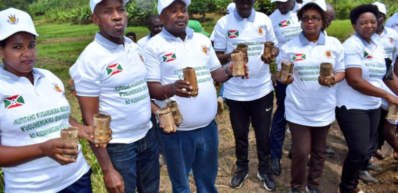 BURUNDI : Journée Mondiale de l’Environnement à MUGINA / CIBITOKE