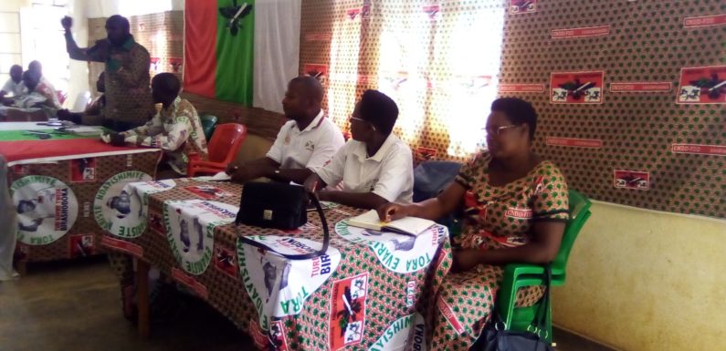 BURUNDI : La nouvelle équipe du CNDD-FDD CANKUZO se met au travail