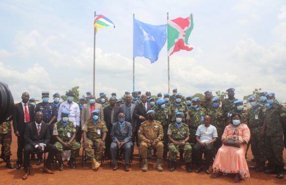 BURUNDI : 750 casques bleus burundais de la MINUSCA décorés