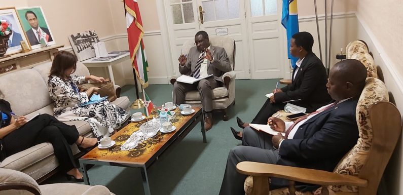 BURUNDI / UE : Échange courtois à l’Ambassade de Bruxelles sur les APE