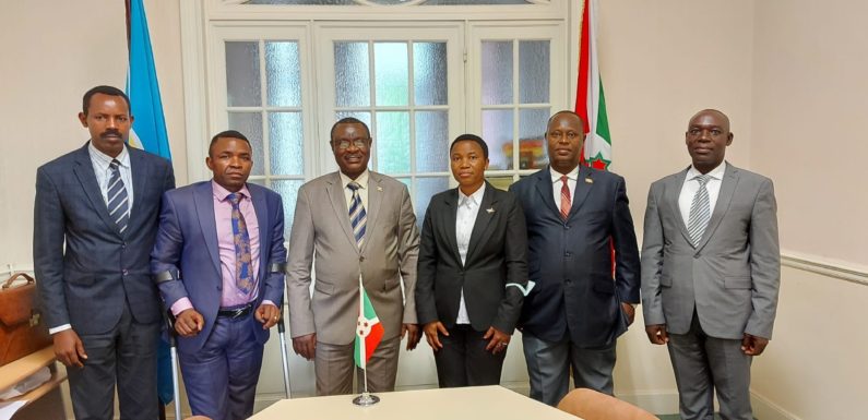 DIASPORA : Accueil de la nouvelle équipe à L’ AMBASSADE DU BURUNDI en BELGIQUE