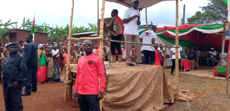 BURUNDI : Le CNDD-FDD GITERANYI en rassemblement à NONWE / MUYINGA