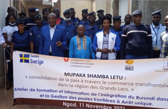 BURUNDI : Formation sur la gestion des postes frontalières EAC / NGOZI