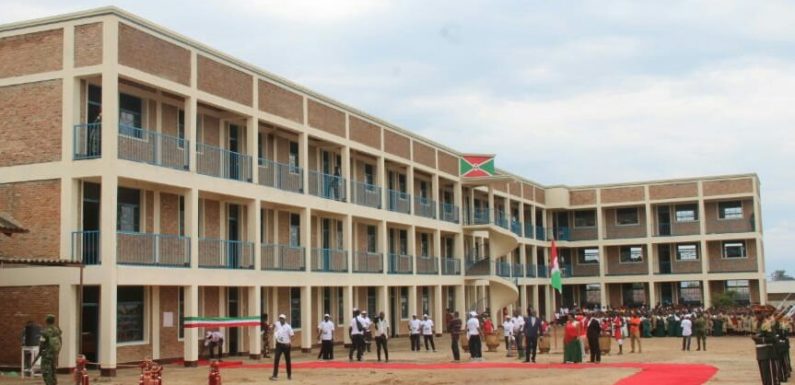 BURUNDI : Inauguration de l’ECOFO de Kanyosha II en MAIRIE DE BUJUMBURA