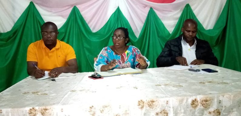 BURUNDI : Réunion avec les commerçants grossistes de RUYIGI