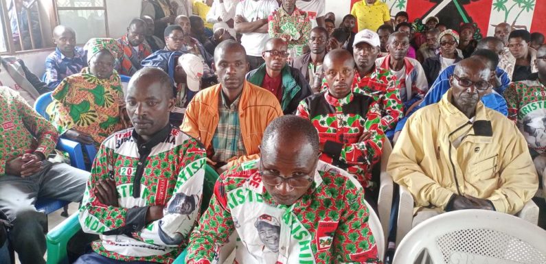 Burundi : Le CNDD-FDD BURURI à MATANA appelle à se renforcer socialement