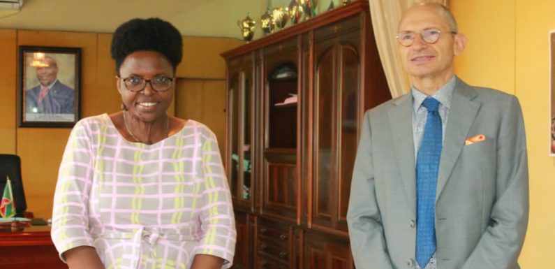 BURUNDI : La Ministre de la JUSTICE reçoit l’Ambassadeur de L’ UE