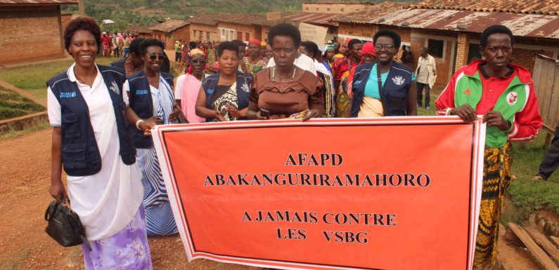 BURUNDI : KAYANZA clôture la campagne contre les violences faites aux FEMMES
