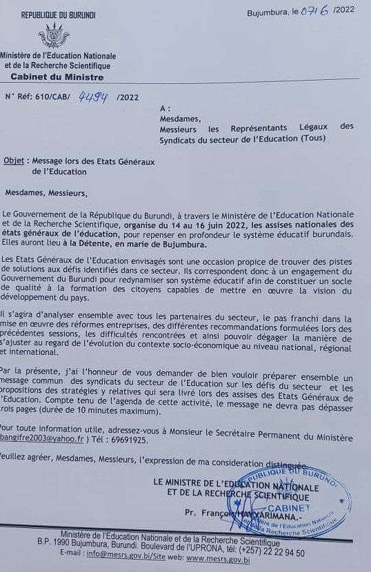 bdi burundi education 01 13062022 minedubdi