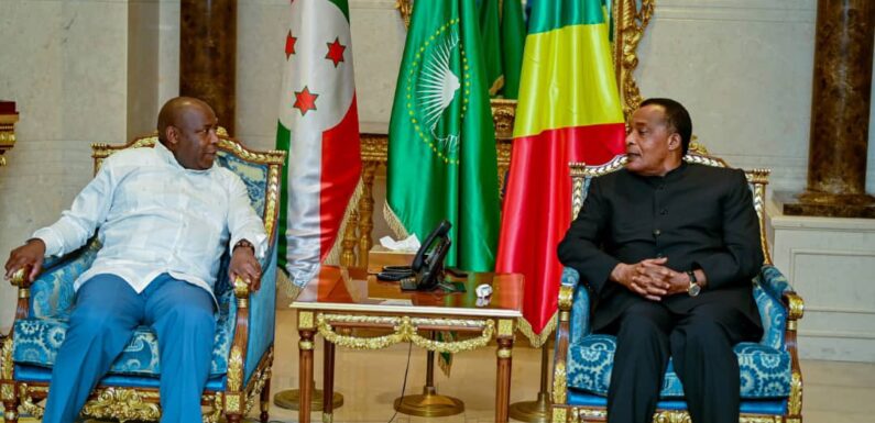 Burundi : Le couple présidentiel en visite d’état au Congo