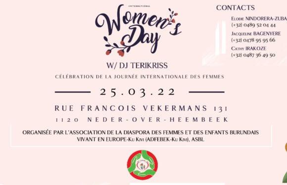 Burundi – Diaspora / Agenda : 25-03-2023, ADFEBEK-Ku Kivi – International Women’s Day – , 1120 Bruxelles