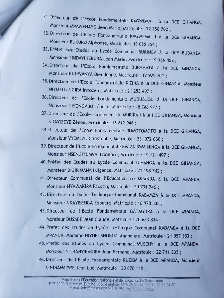 bdi burundi dpe bubanza 03 04062023 jimbere