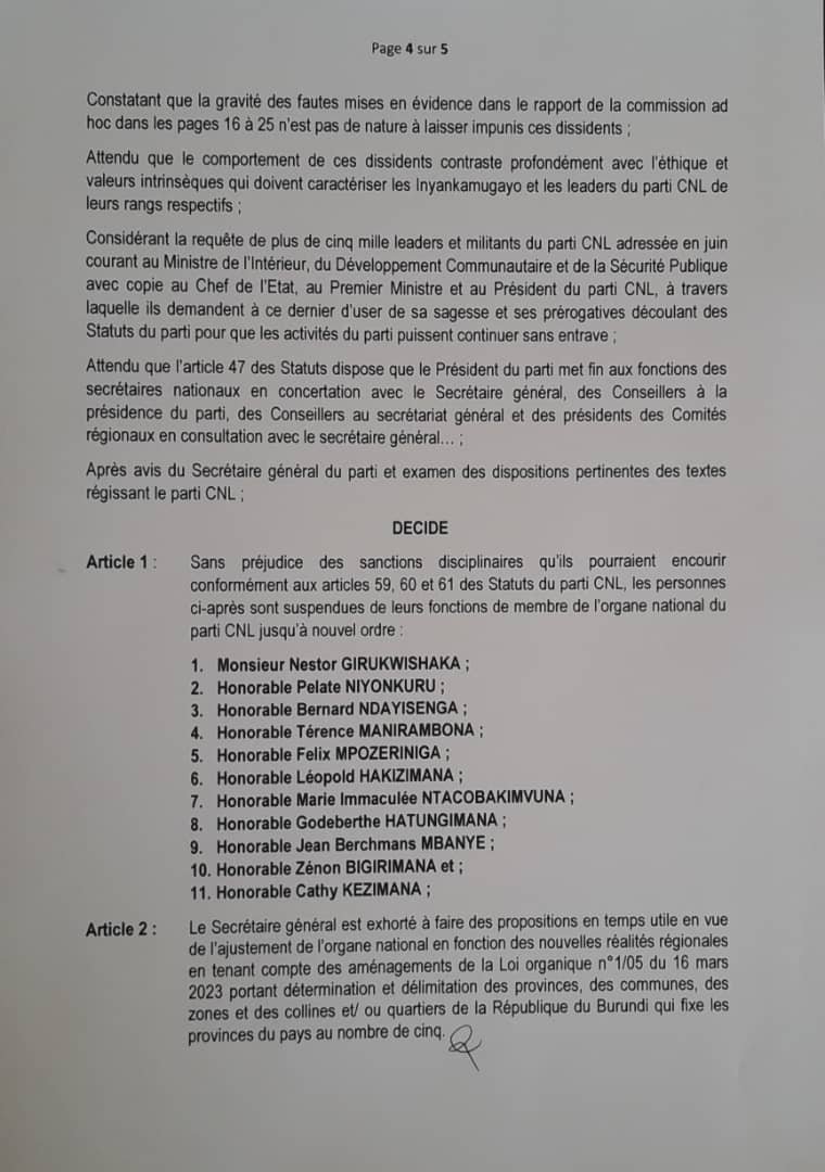 bdi burundi cnl04 28062023 cnlburundi