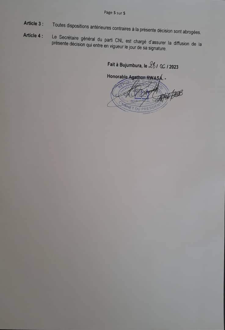 bdi burundi cnl05 28062023 cnlburundi