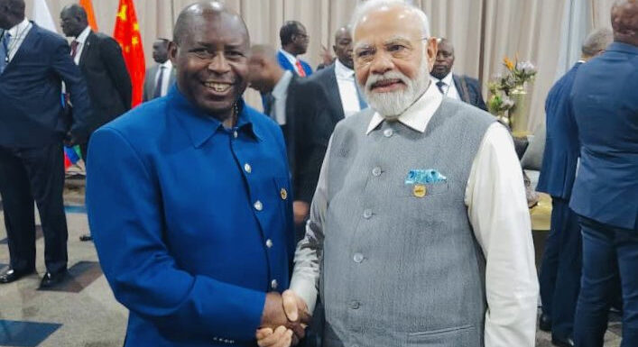 Burundi / EAC , BRICS : Président Ndayishimiye rencontre le Premier ministre de l’Inde