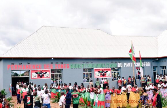 Burundi : 1209 nouveaux militants CNDD-FDD et nouvelles permanences à Gitega