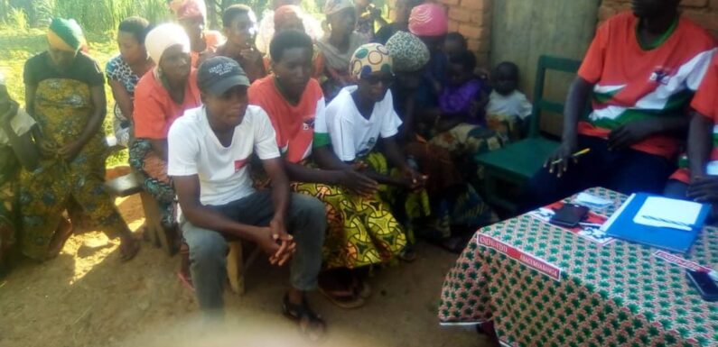 Burundi: CNDD-FDD colline Burunga, sécurité et socio-économique.