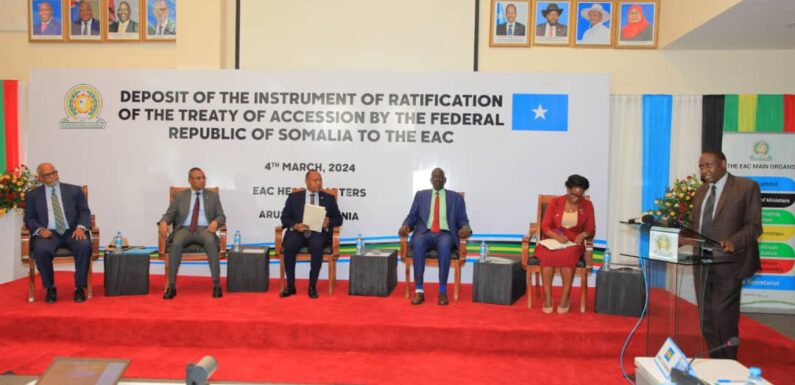Burundi : La Somalie devient 8ème membre de l’EAC.