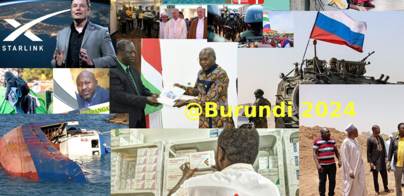 BURUNDI / Petit tour sur l’actualité sur KAMA ou l’ AFRIQUE , AFRICA – AVRIL 2024 / 15-04-2024