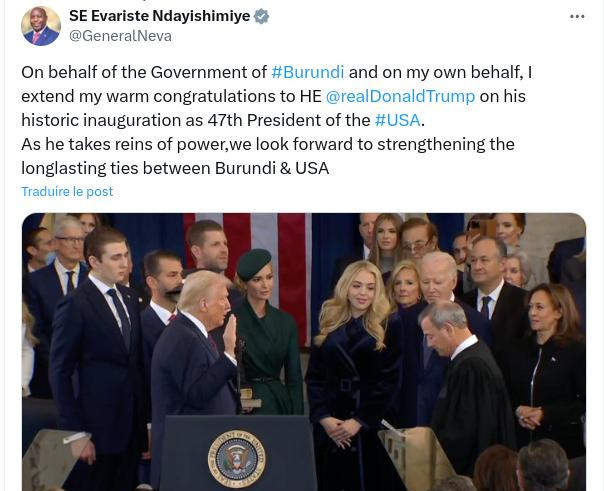 bdi burundi usa 01 trump 2025