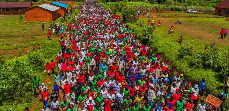 Burundi : Un rassemblement massif du CNDD-FDD à Matana, Burunga.