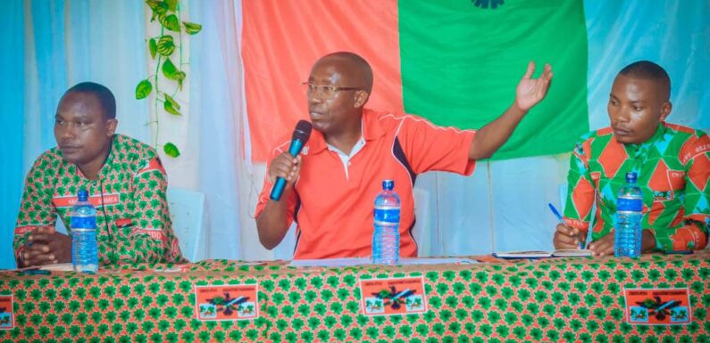 Burundi : Nyandwi inspire les étudiants Imbonerakure CNDD-FDD à Gitega.