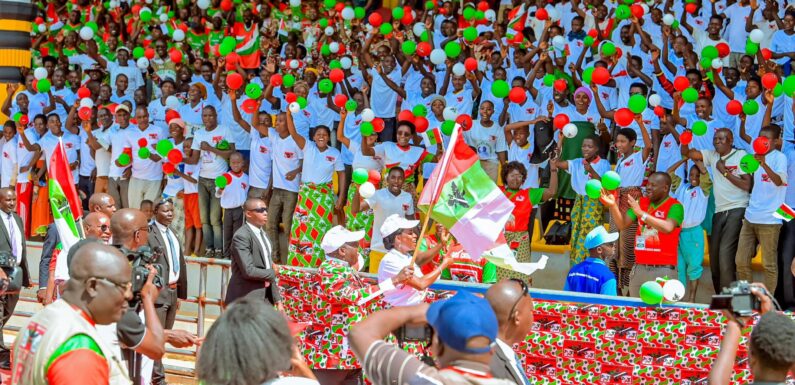 Burundi / Campagne 2025 : Le CNDD-FDD en meeting au stade Nkurunziza Peace Park à Burunga