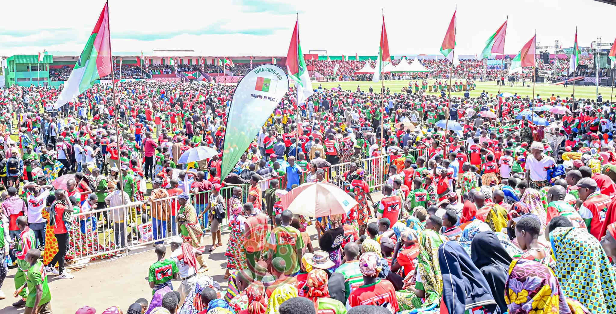 Burundi / Campagne 2025 : Le CNDD-FDD en meeting à Gitega