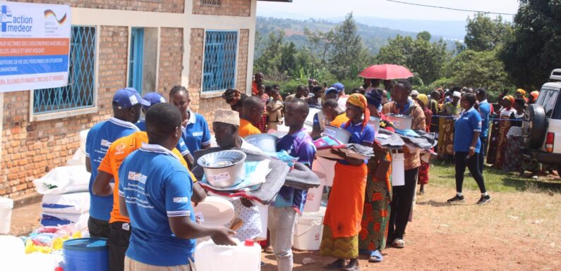 Burundi : Aide humanitaire pour 173 familles sinistrées à Kirundo