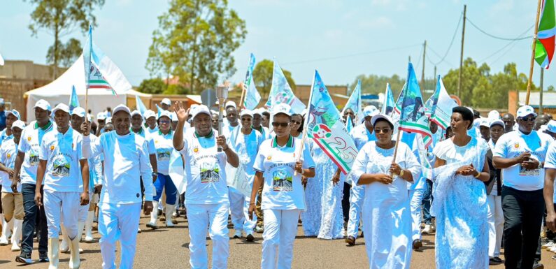 Burundi : Le couple présidentiel lance la 19ème  édition du Flambeau de la Paix