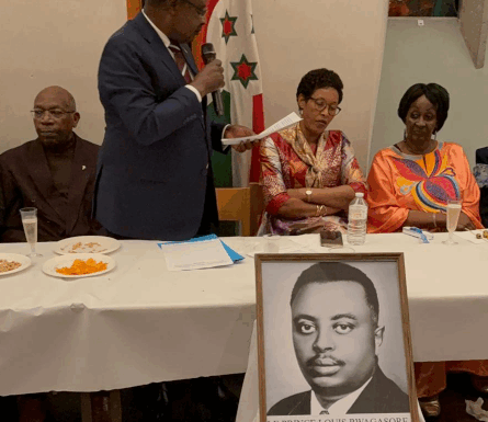 Burundi : Commémoration en Belgique du Muganwa Rwagasore 64ème anniversaire
