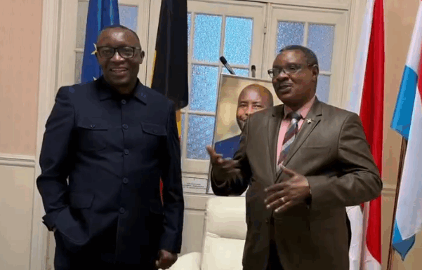 Burundi : L’Ambassadeur Ntahiraja accueille le Ministre Bizimana Edouard en Belgique