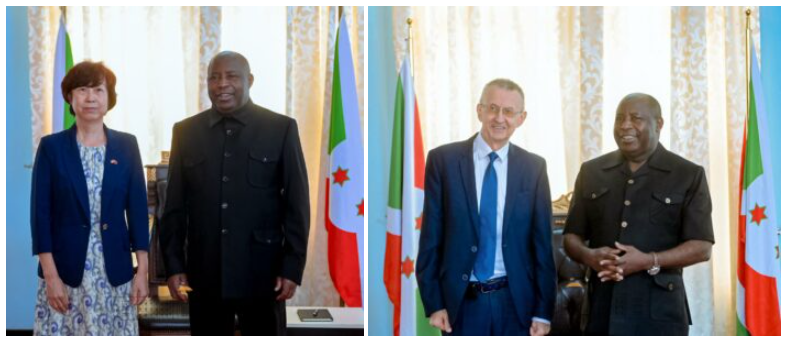 Burundi : Les ambassadeurs de Chine et de Russie reçus au terme de leurs mandats