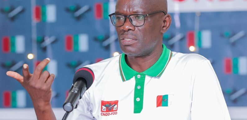Burundi : Le CNDD-FDD annonce un congrès et trace sa vision économique, et régionale