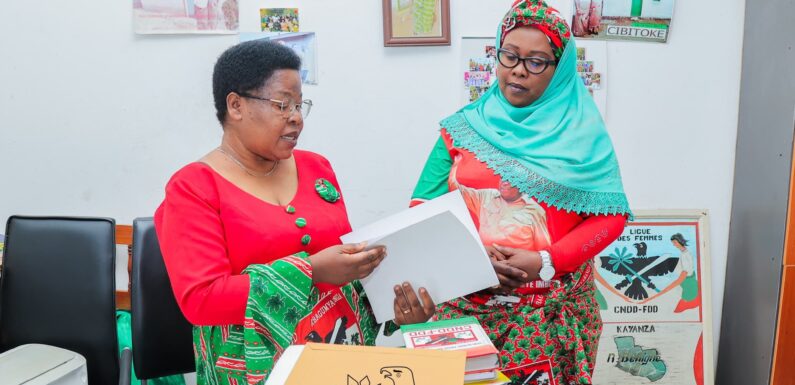 Burundi : Barampama Nadine à la tête des femmes CNDD-FDD, Abakenyererarugamba