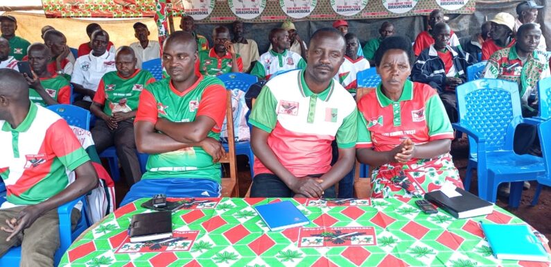 Burundi : CNDD-FDD Matongo poursuit les descentes sur les collines