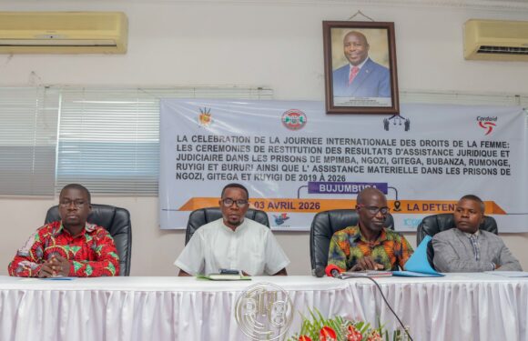 Burundi / Justice : Les femmes avocates de Gitega assistent 287 détenus, 22 libérés