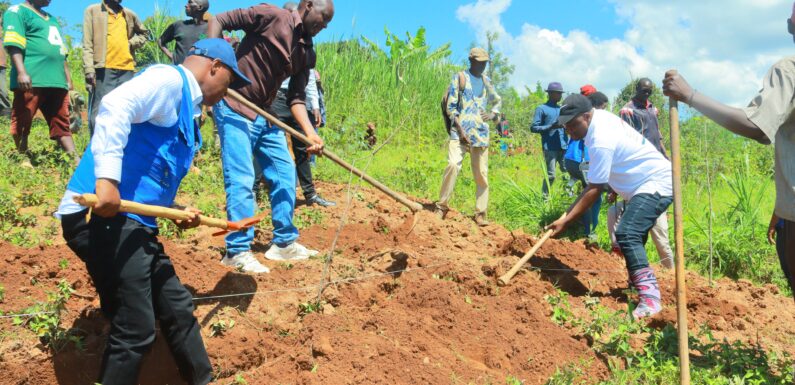 Burundi  : Lancement des fossés antiérosifs à Muramvya – projet PAGRIS