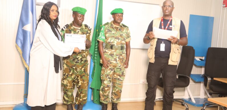 Burundi , Uburundi / Ubumwe bw’Afurika, ONU : Abasirikare 57 b’Abarundi bahawe inyigisho ku bijanye n’uguhangana n’ibitero vy’ikoranabuhanga muri Somaliya