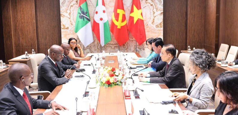 Burundi – Vietnam : Le CNDD-FDD renforce sa coopération avec le Parti communiste vietnamien