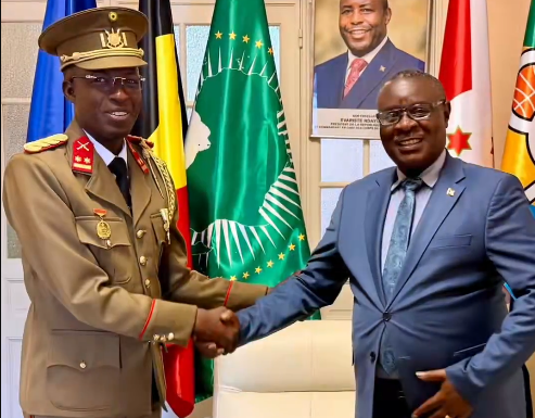 Burundi – Belgique : Lieutenant-colonel Ntirampeba Melchiade, nouvel attaché militaire reçu à Bruxelles