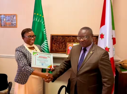 Burundi, Diaspora / Diplomatie : Hommage à Madame Uwimana Espérance à Bruxelles