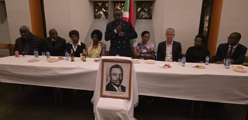 Burundi / Belgique : La diaspora commémore le 65ème anniversaire de l’assassinat du Muganwa Rwagasore Louis